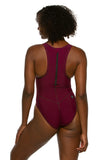 Anique Water Polo Suit | Cabernet