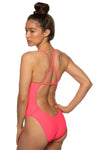 Brandon Fixed-Back Onesie | Hot Pink