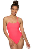 Brandon Fixed-Back Onesie | Hot Pink