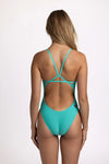 Perry Fixed-Back Onesie | Seafoam