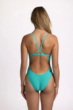 Perry Fixed-Back Onesie | Seafoam