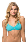 Vent Bikini Swim Top | Hawaii Blue